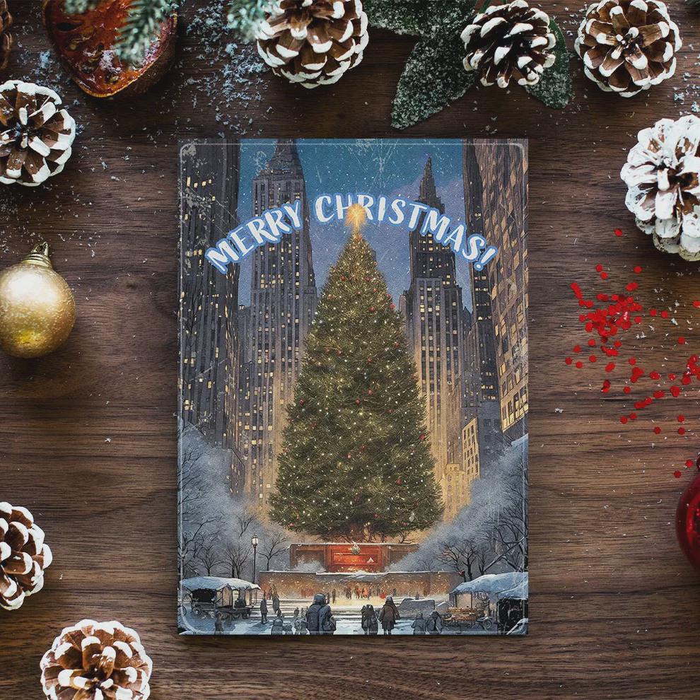 New York Christmas Card • Greeting Card • Christmas Card • New York Card • New York Christmas