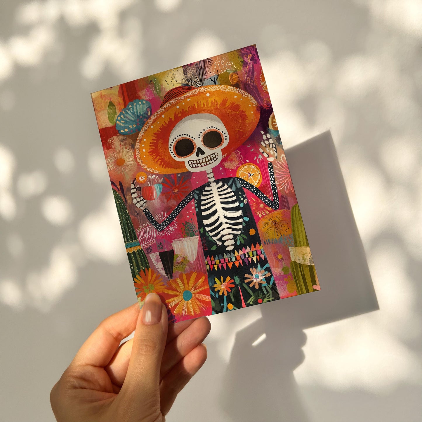 Mexico Fiesta Birthday Card: Colorful Travel Greeting Card
