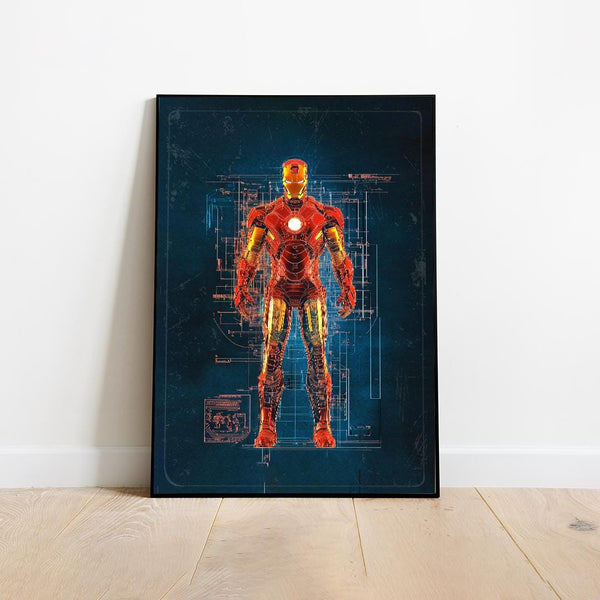 Iron Man Poster, Avengers Poster, Superhero Poster, A3, A4, A5, Comic Book Poster, Marvel Print, Marvel Poster, Gift for him, Gift for her