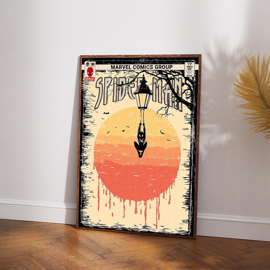 Spiderman Poster, Avengers Poster, Superhero Poster, A3, A4, A5, Comic Book Poster, Marvel Print, Marvel Poster