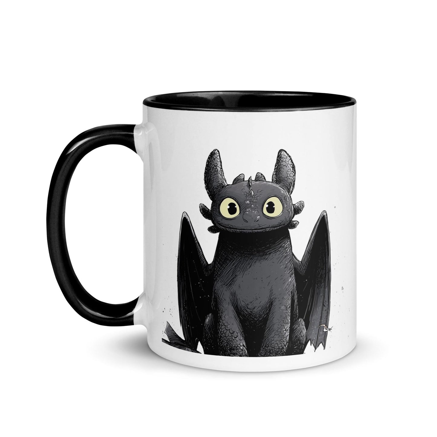 Toothless Mug – Dragon Inspired 11oz Ceramic Coffee Cup | Cute Fantasy Gift | How to Train Your Dragon Fan Drinkware