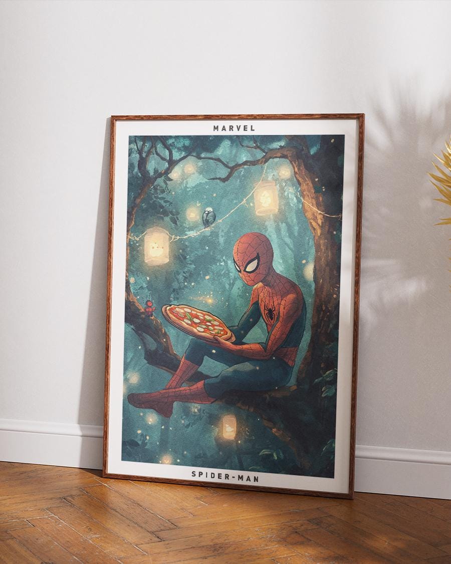 Spiderman Poster, Avengers Poster, Miles Morales Poster, Superhero Poster, A3, A4, A5, Comic Book Poster, Marvel Print, Marvel Poster