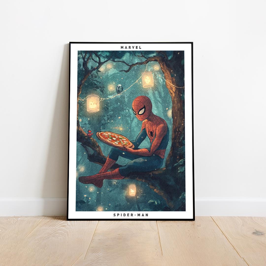 Spiderman Poster, Avengers Poster, Miles Morales Poster, Superhero Poster, A3, A4, A5, Comic Book Poster, Marvel Print, Marvel Poster