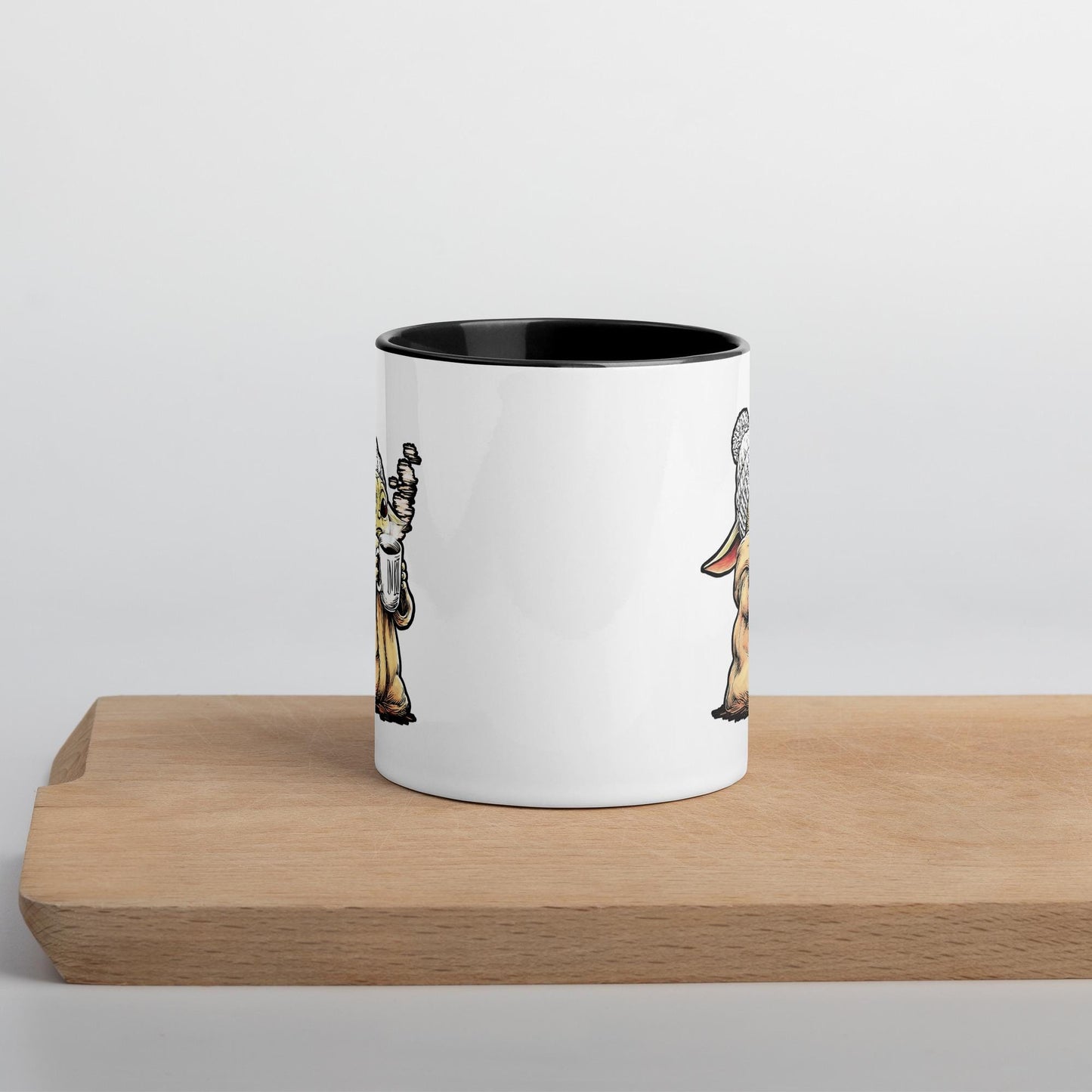 Mandalorian Mug, Baby Yoda Mug– Star Wars Inspired 11oz Ceramic Coffee Cup | This is the Way | Geeky Gift for Him | Sci-Fi Fan Drinkware