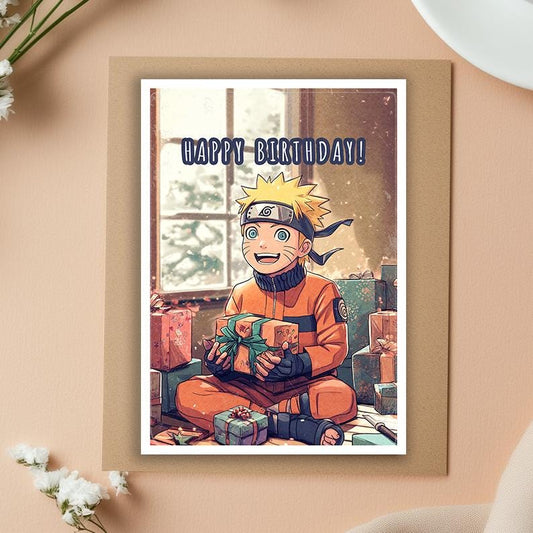 Naruto Birthday Card • Greeting Card • Birthday Card • Naruto Card • Birthday Cards for him • Birthday Cards for her