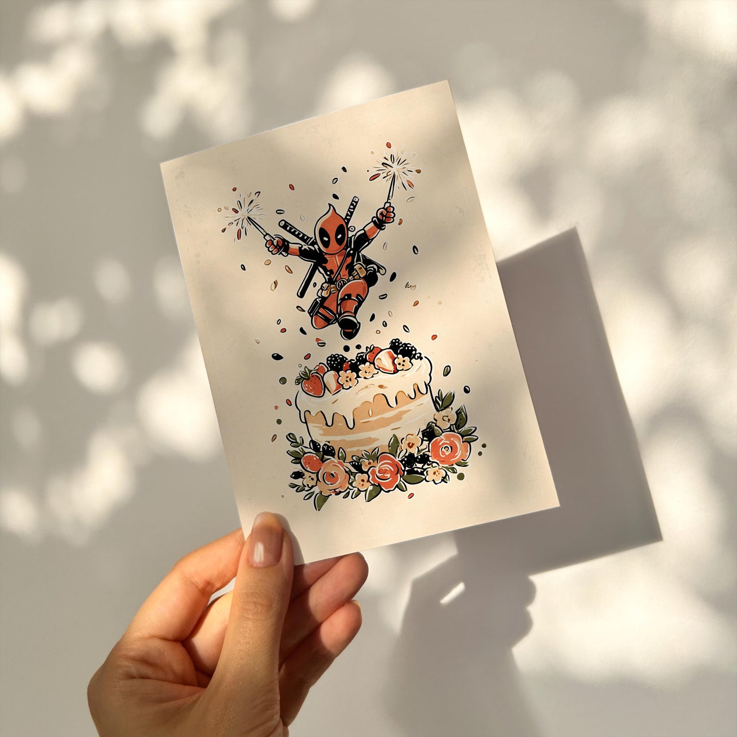 Deadpool Birthday Card • Avengers Birthday Card • Spiderman Card  • Greeting Card • Birthday Card • Funny Birthday card