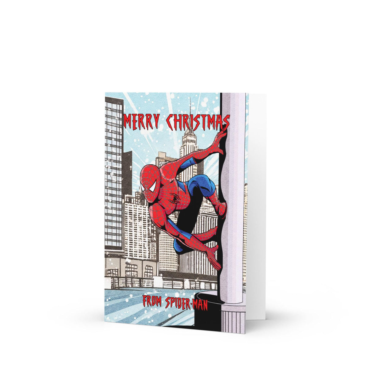 Spiderman Christmas Card: Avengers Holiday Greeting