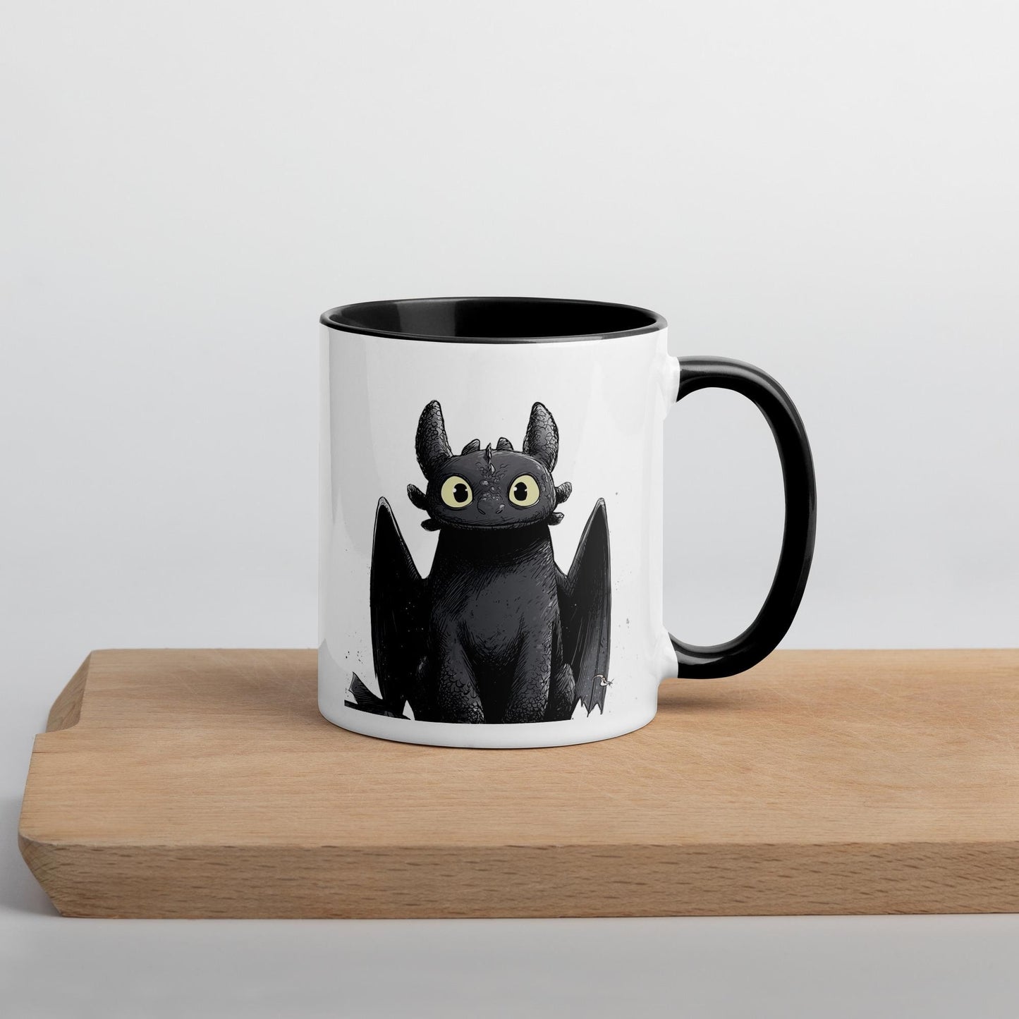 Toothless Mug – Dragon Inspired 11oz Ceramic Coffee Cup | Cute Fantasy Gift | How to Train Your Dragon Fan Drinkware