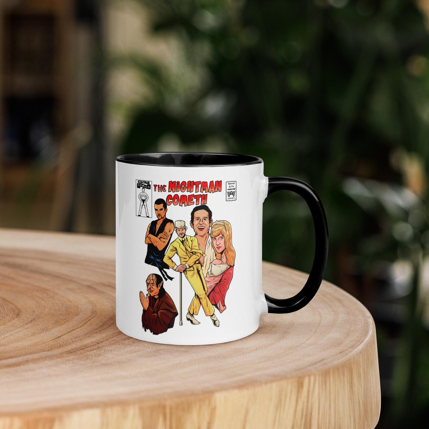 Always Sunny Mug – The Nightman Cometh Inspired 11oz Ceramic Coffee Cup | Funny TV Show Gift | Musical Comedy Fan Drinkware