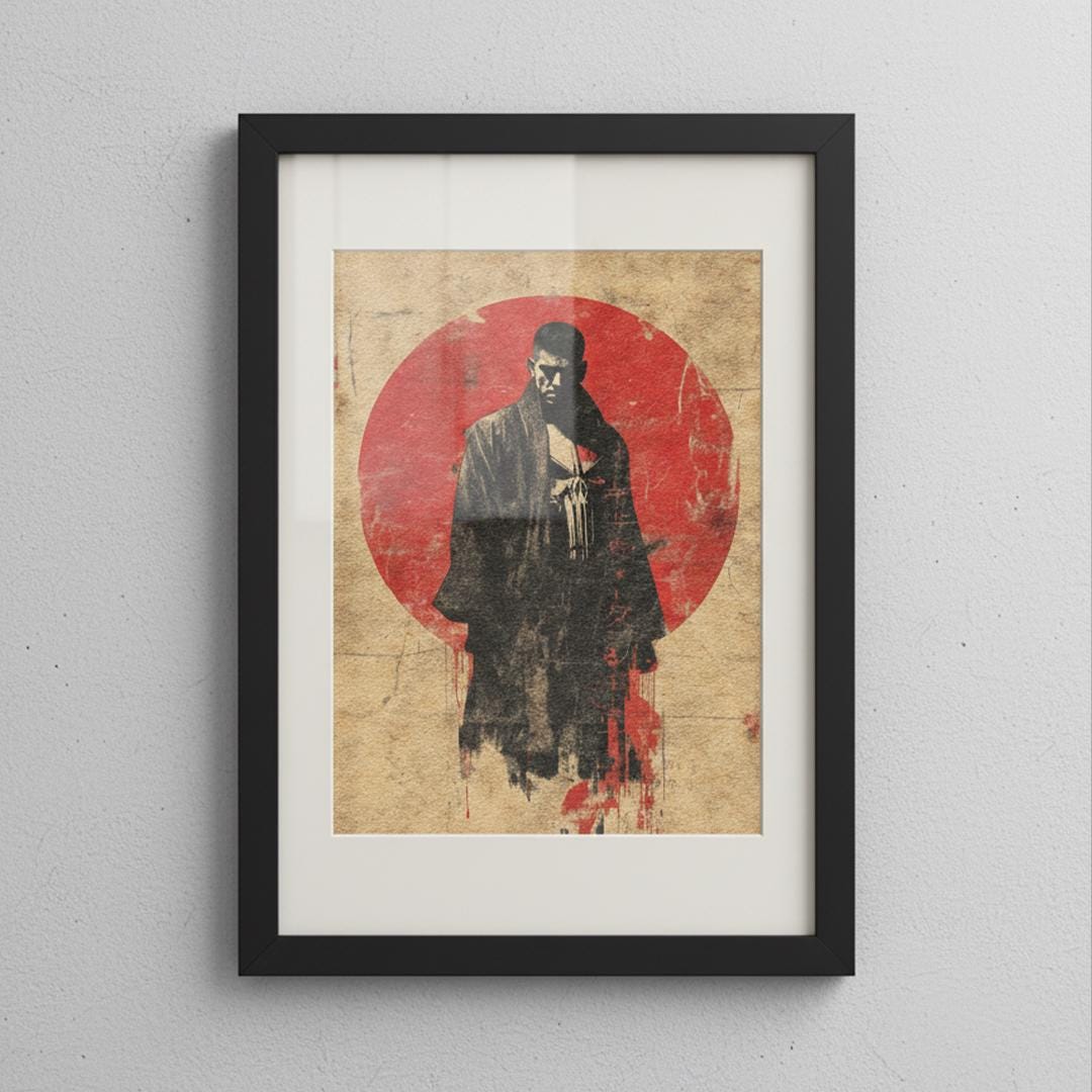 The Punisher Poster, Frank Castle, Avengers Poster, Superhero Poster, A3, A4, A5, Comic Book Poster, Marvel Print, Marvel Poster