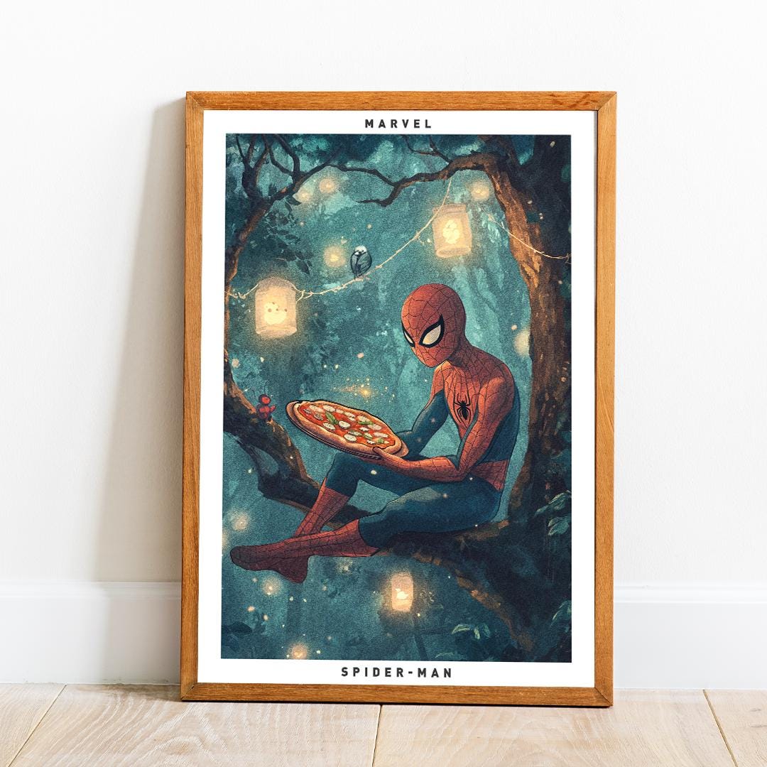 Spiderman Poster, Avengers Poster, Miles Morales Poster, Superhero Poster, A3, A4, A5, Comic Book Poster, Marvel Print, Marvel Poster