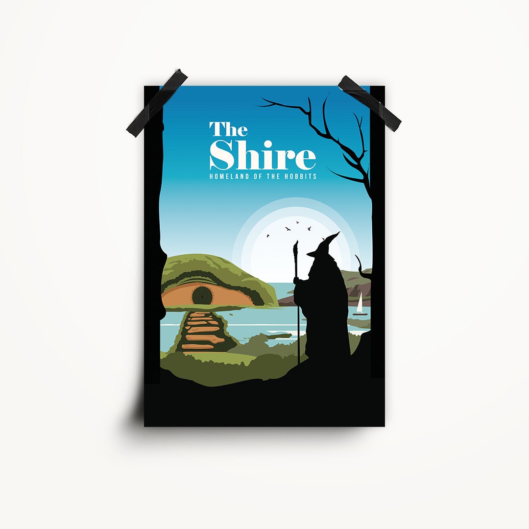 The Shire Travel Poster