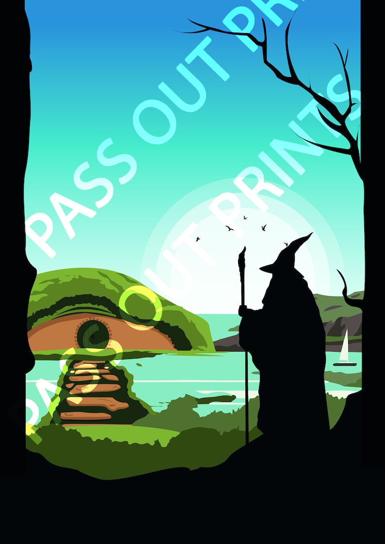 The Shire Travel Poster
