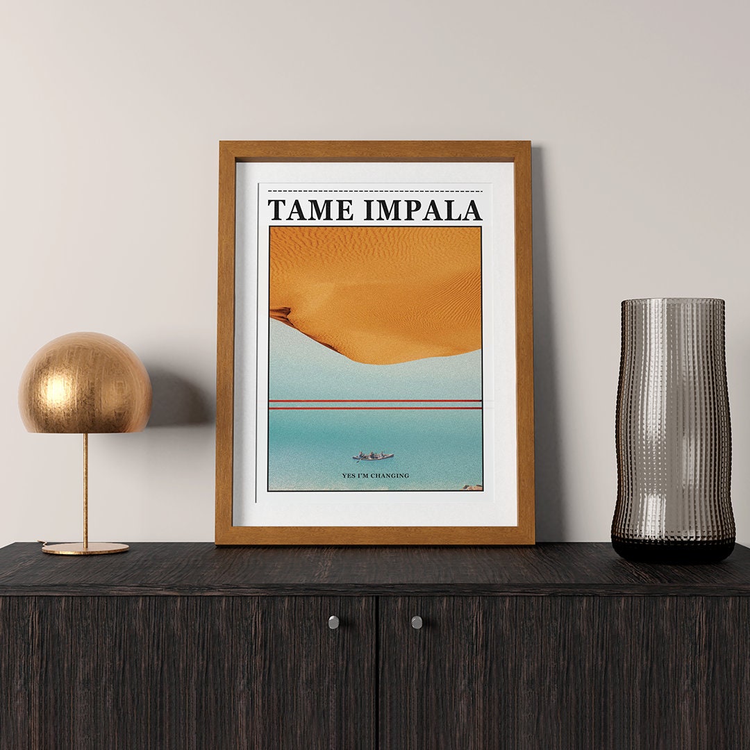 Tame Impala Poster • Music Wall Art • Tame Impala Print • Music Poster • Currents Poster • Tame Impala Album Poster • A3/A4/A5 • 
