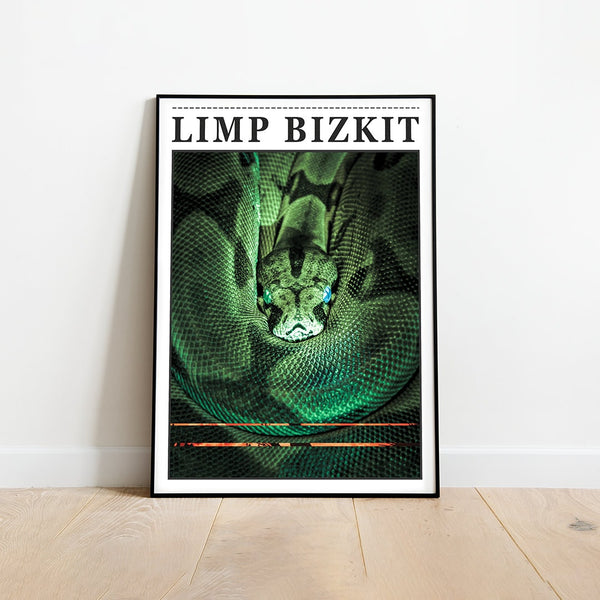 Limp Bizkit Poster • Music Wall Art • Limp Bizkit Print • Music Poster • Gold Cobra Poster • Snake Print • A3/A4/A5 •  Rock Poster