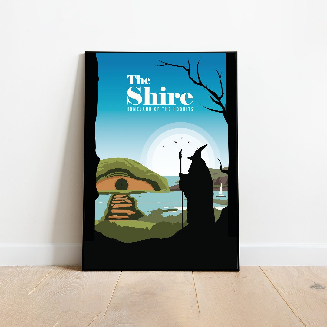 The Shire Travel Poster