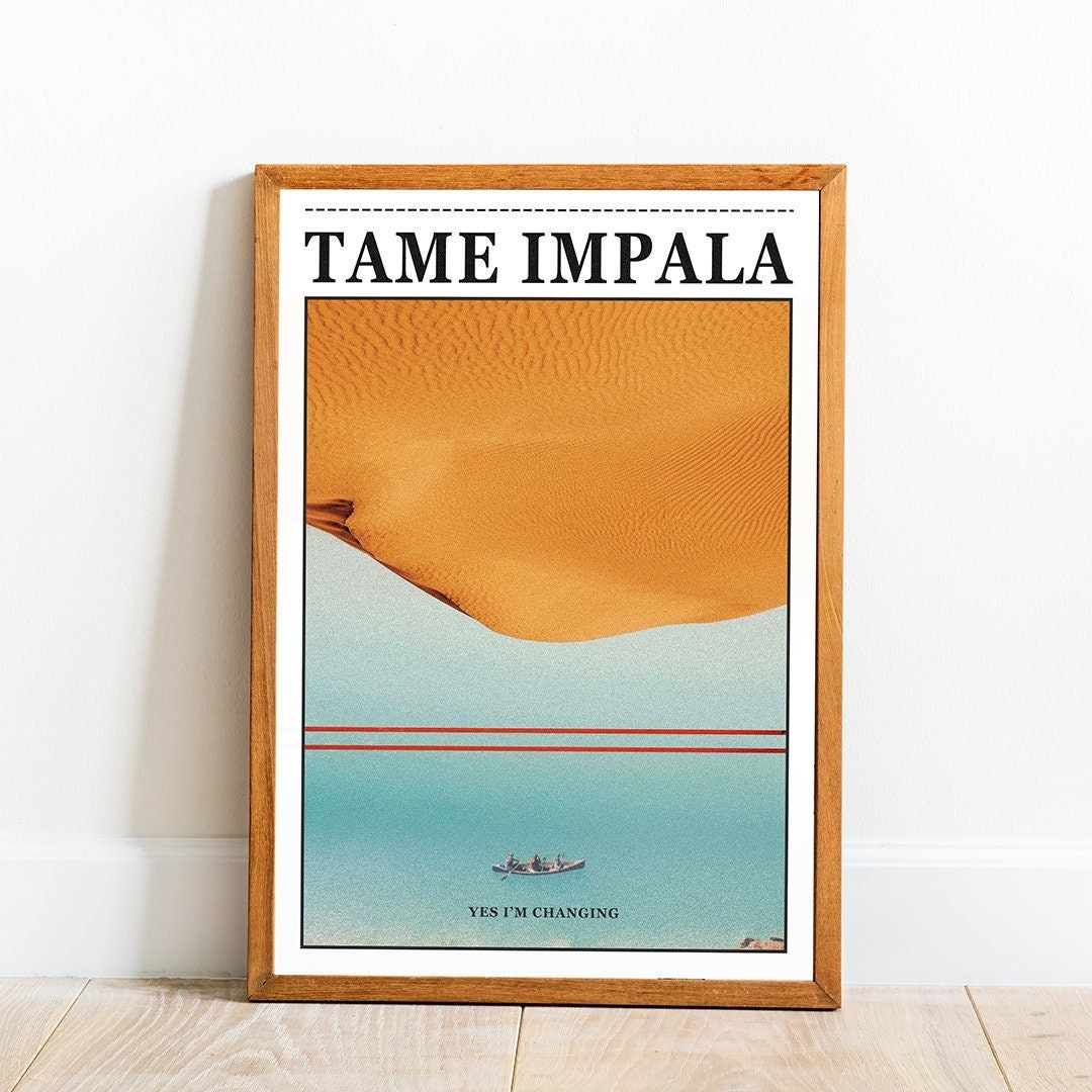 Tame Impala Poster • Music Wall Art • Tame Impala Print • Music Poster • Currents Poster • Tame Impala Album Poster • A3/A4/A5 • 