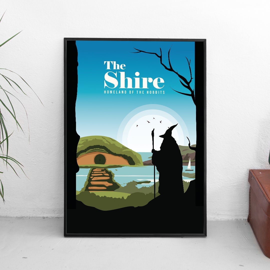 The Shire Travel Poster