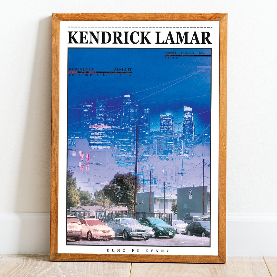 Kendrick Lamar Poster • Music Wall Art, Kendrick Lamar Print • Music Poster • DAMN Poster • Kendrick Lamar Album Poster • A3/A4/A5 • 
