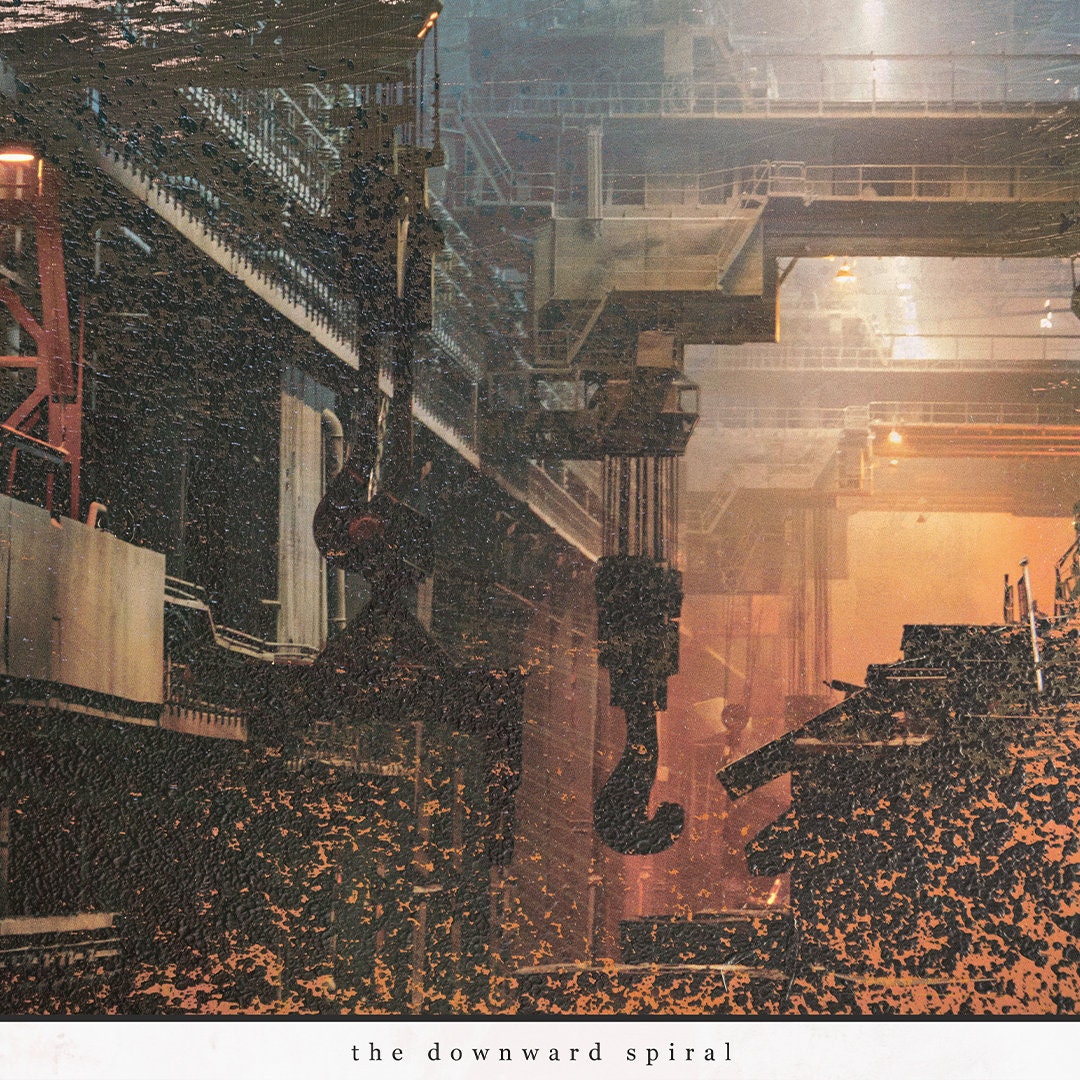 Nine Inch Nails Poster • Music Wall Art • Nine Inch Nails Print • Music Poster • The Downward Spiral • Nine Inch Nails Album Poster