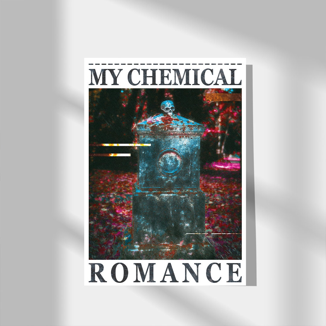 My Chemical Romance Poster • MCR Music Print • Wall Art • Music Poster • Indie Music • Foals Band •  Alternative Posters • EMO Poster