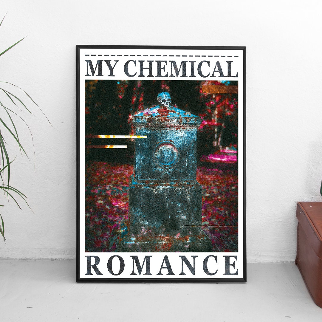 My Chemical Romance Poster • MCR Music Print • Wall Art • Music Poster • Indie Music • Foals Band •  Alternative Posters • EMO Poster