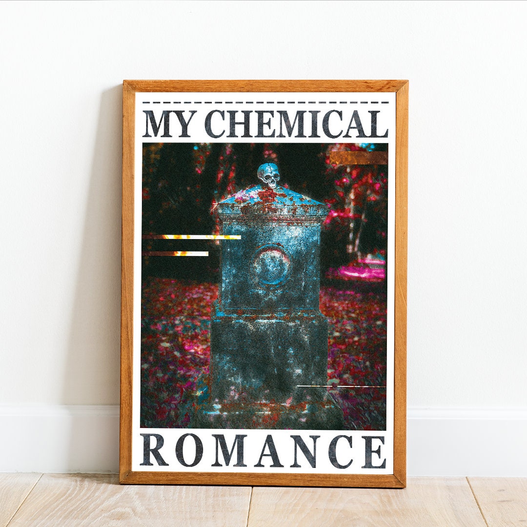 My Chemical Romance Poster • MCR Music Print • Wall Art • Music Poster • Indie Music • Foals Band •  Alternative Posters • EMO Poster