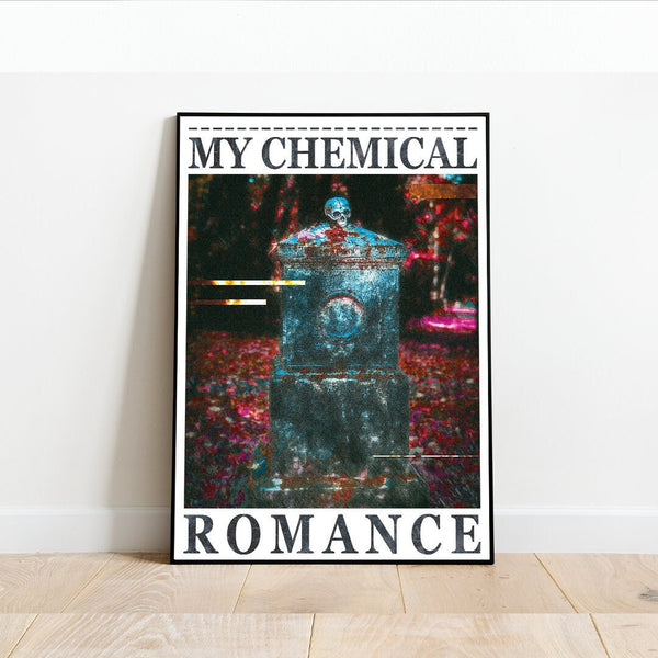 My Chemical Romance Poster • MCR Music Print • Wall Art • Music Poster • Indie Music • Foals Band •  Alternative Posters • EMO Poster