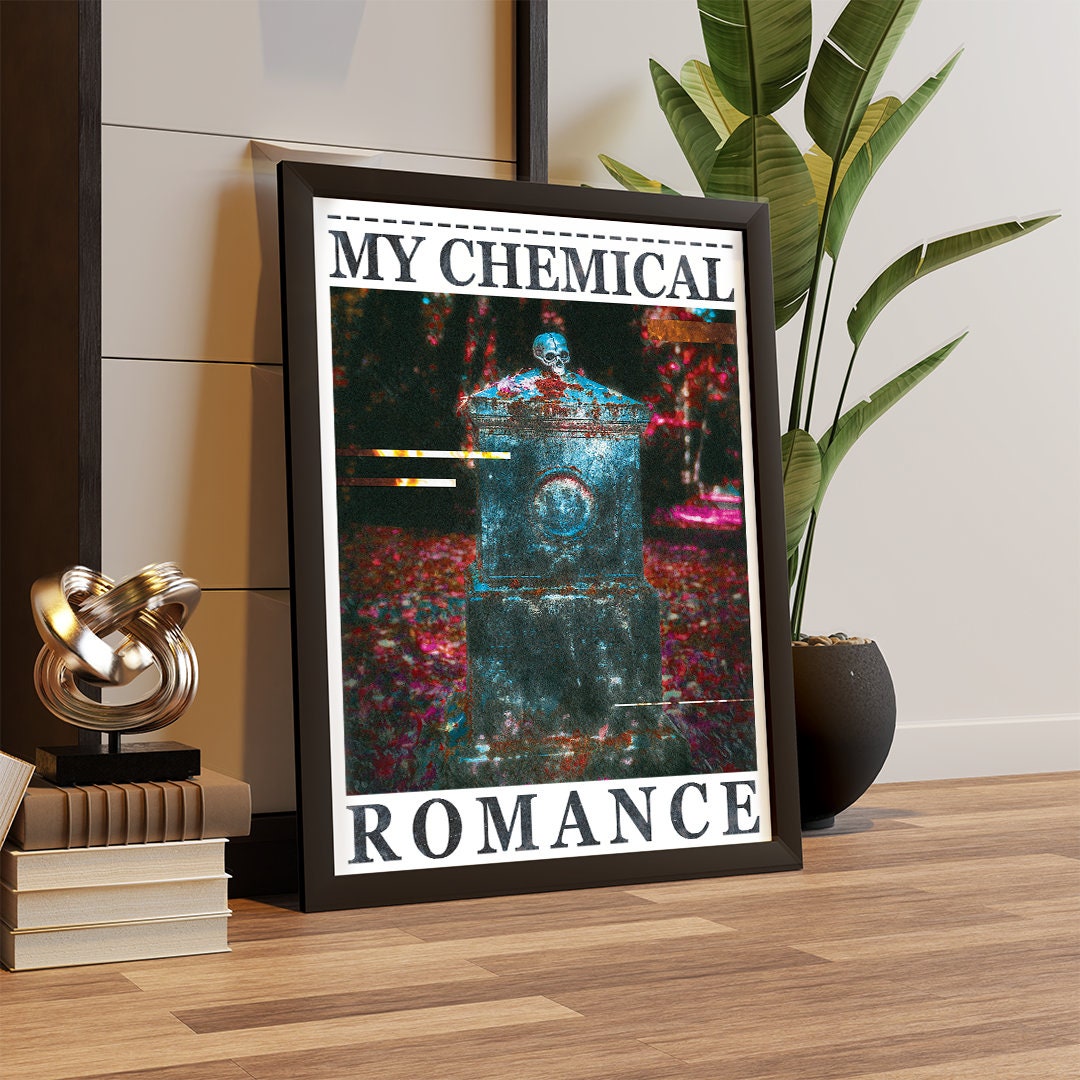 My Chemical Romance Poster • MCR Music Print • Wall Art • Music Poster • Indie Music • Foals Band •  Alternative Posters • EMO Poster