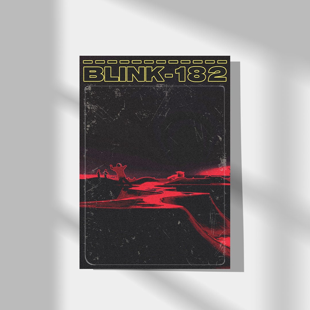 Blink-182 Poster, Blink-182 Print, Blink-182 Album Poster, Music Print