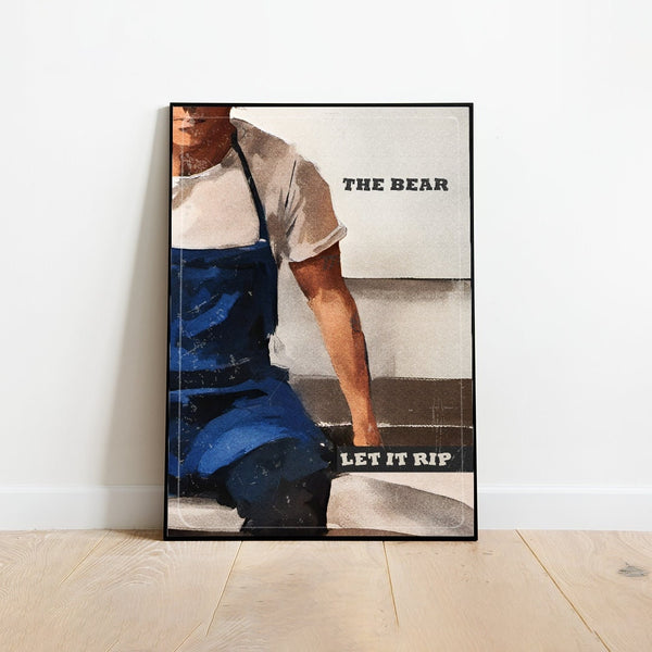 The Bear Poster, The bear Print, A3, A4, A5, Comic Book Poster,