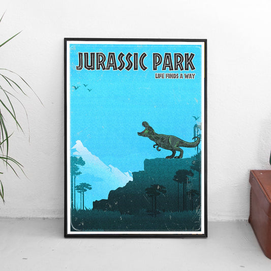 Jurassic Park Poster, Jurassic World Print, A3, A4, A5, Comic Book Poster