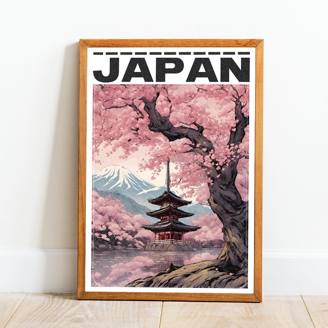 Japan Poster, Japan Print, A3, A4, A5, Comic Book Poster,Travel Poster