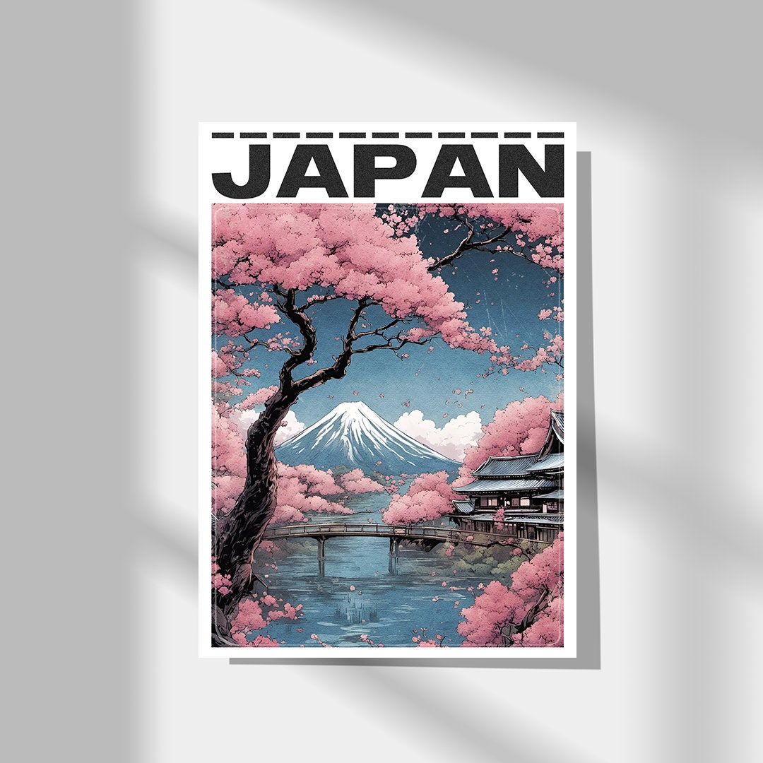 Japan Poster, Japan Print, A3, A4, A5, Comic Book Poster,Travel Poster, Japanese Art Print, Japanese Print, Vintage Japanese Art,