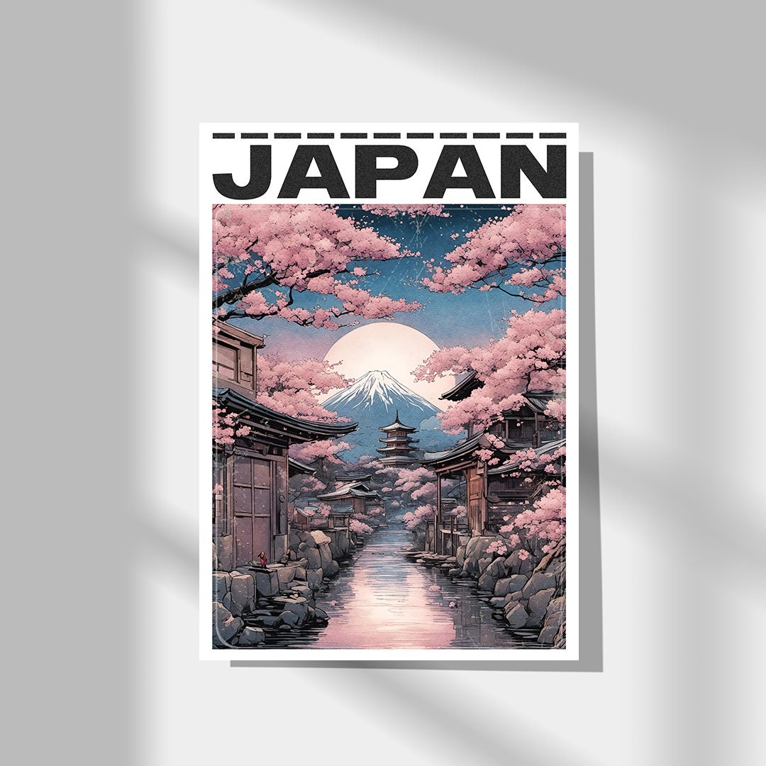 Japan Poster, Japan Print, A3, A4, A5, Comic Book Poster,Travel Poster, Japanese Art Print, Japanese Print, Vintage Japanese Art,