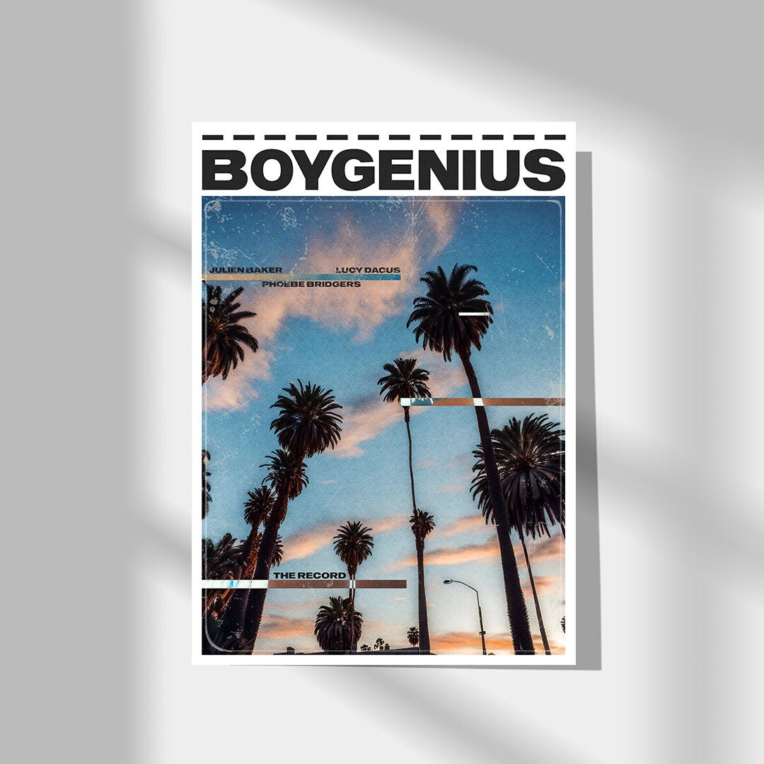Boygenius Poster • Boygenius Album Poster • the record • Boygenius Music Poster • Album Poster • Music Poster • Phoebe Bridgers poster