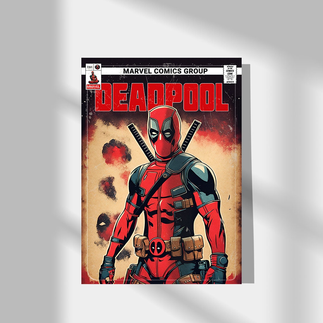 Deadpool Comic Poster