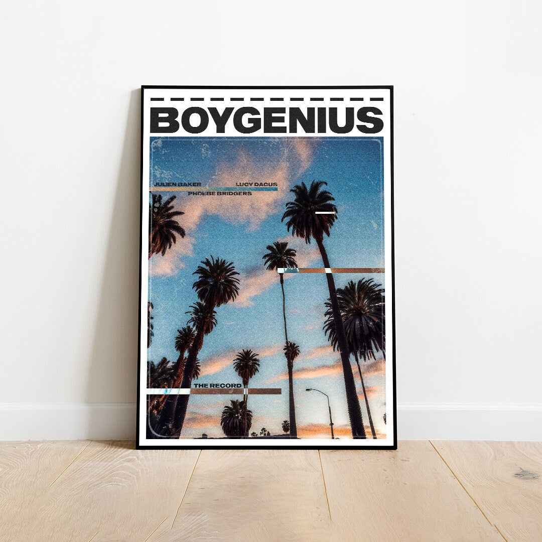 Boygenius Poster • Boygenius Album Poster • the record • Boygenius Music Poster • Album Poster • Music Poster • Phoebe Bridgers poster