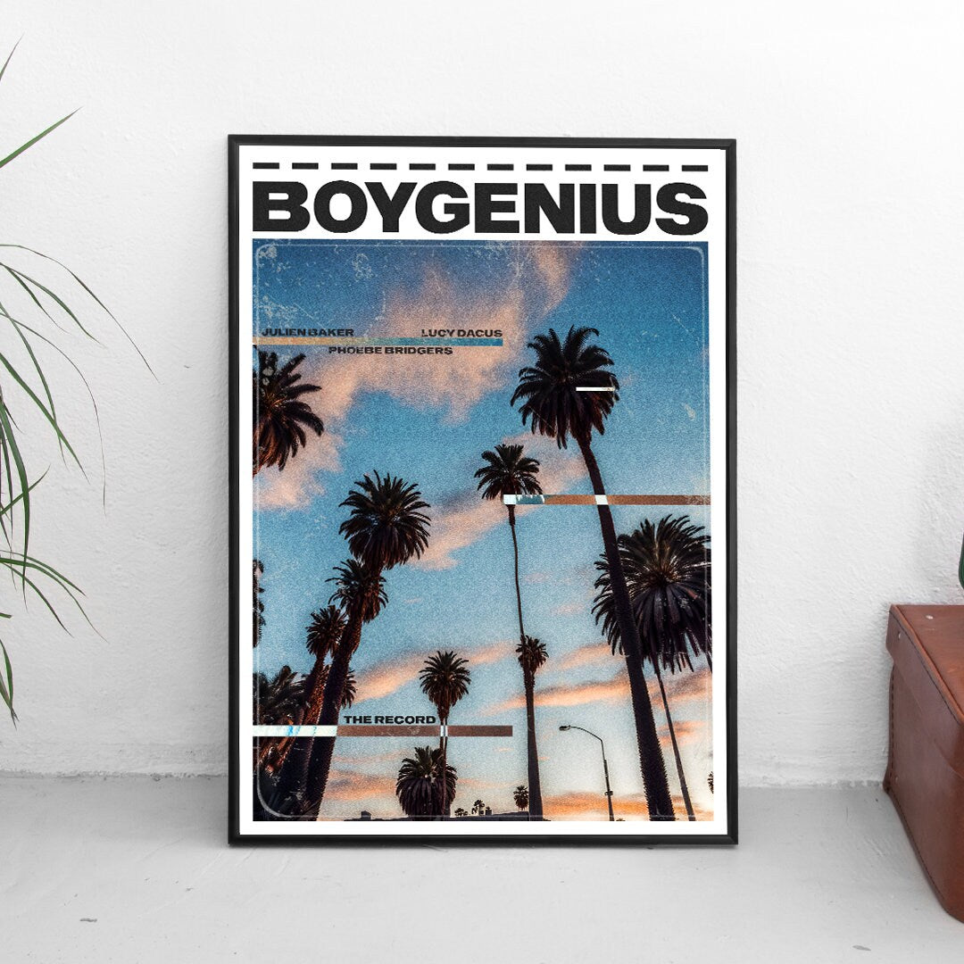 Boygenius Poster • Boygenius Album Poster • the record • Boygenius Music Poster • Album Poster • Music Poster • Phoebe Bridgers poster