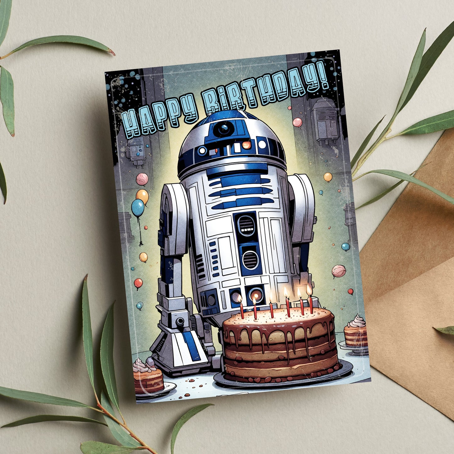 R2-D2 Christmas Card
