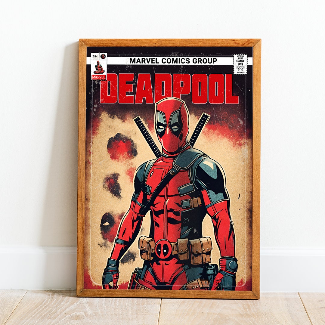 Deadpool Comic Poster
