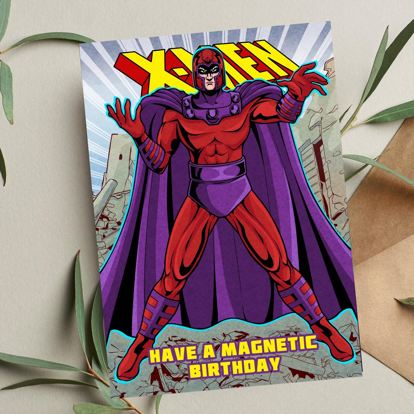 Magneto Birthday Card • X Men Birthday Card