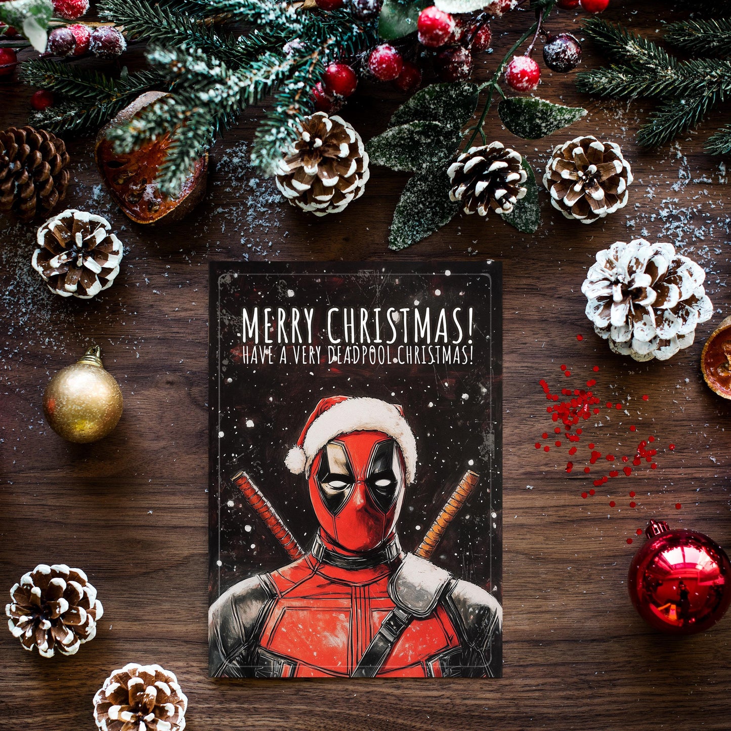 Deadpool Christmas Card