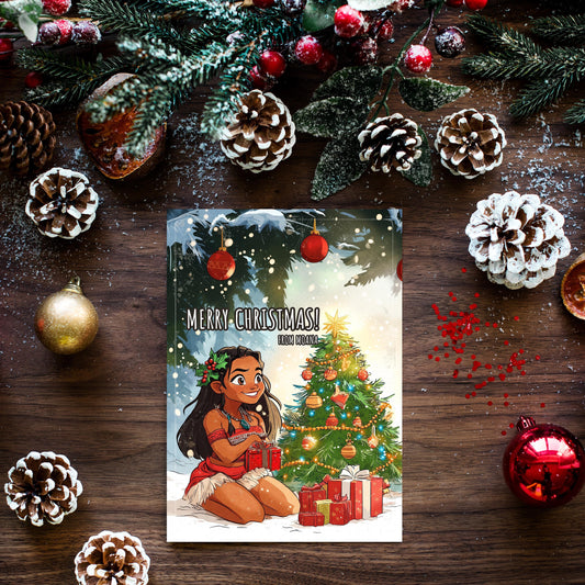 Moana Christmas Card
