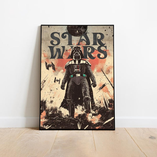 Vintage Star Wars Poster, Darth Vader Poster