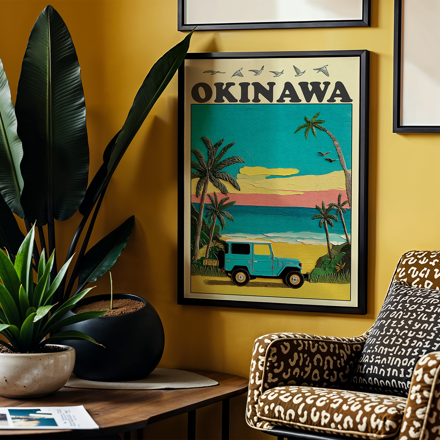 Okinawa Vintage Travel Poster