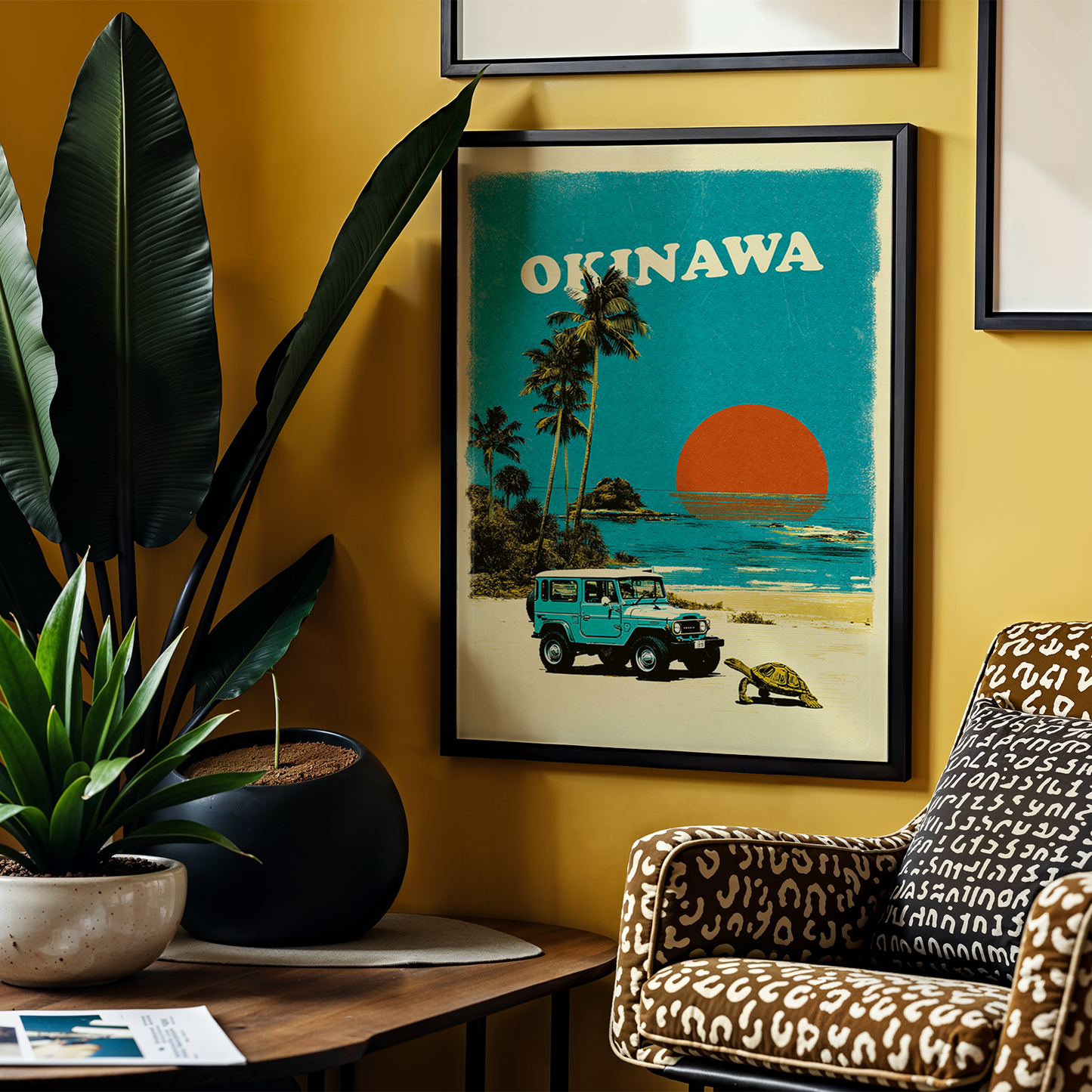 Okinawa Vintage Travel Poster