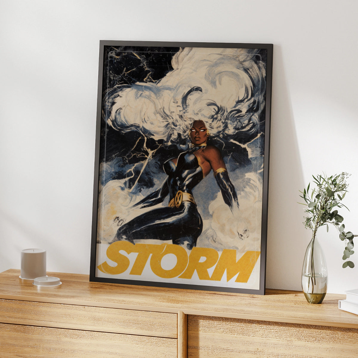 Storm X-Men Poster, Marvel Superhero Wall Art, Comic Book Print, Fan Gift