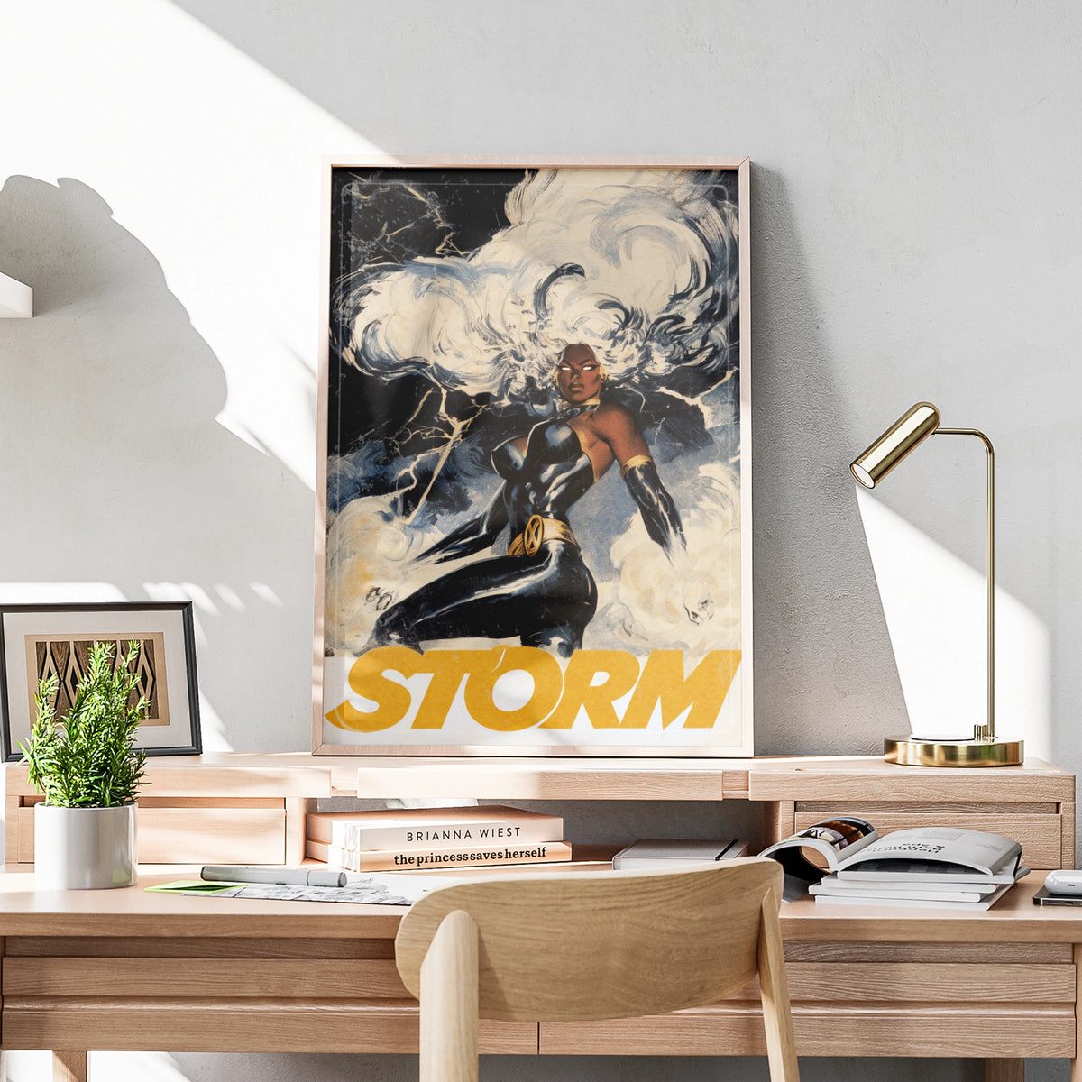 Storm X-Men Poster, Marvel Superhero Wall Art, Comic Book Print, Fan Gift